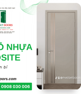 Cửa gỗ nhựa composite PHATDATDOORS - Hoàn mỹ và bền bỉ theo thời gian