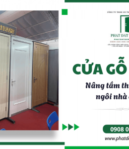 Lắp đặt cửa gỗ nhựa Phát Đạt Doors - Nâng tầm thẩm mỹ cho ngôi nhà bạn