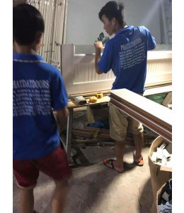 KHÂU SẢN XUẤT CỬA NHỰA PVC CHỐNG NƯỚC 