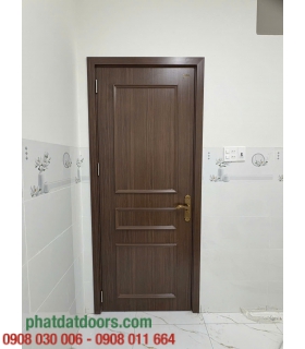 CỬA GỖ NHỰA COMPOSITE PHATDATDOORS MẪU PHÀO CHỈ NỔI TÂN CỔ ĐIỂN