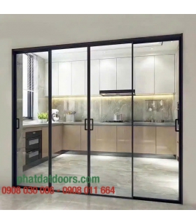 Cửa SLIM HỆ 2 RAY 4 CÁNH TREO