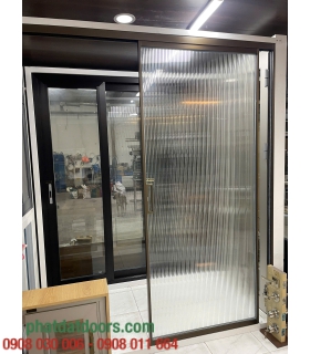 Cửa SLIM Hệ Lùa Treo 1 Cánh Âm Trần 