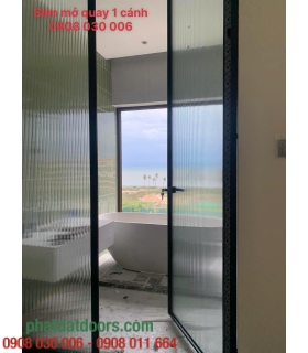 CỬA SLIM MỞ QUAY 1 CÁNH 