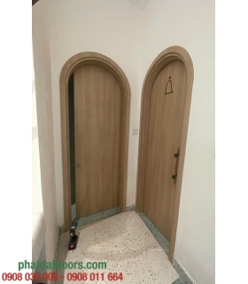 CỬA GỖ NHỰA COMPOSITE PHATDATDOORS UỐN VÒM