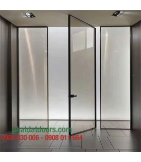 Cửa Xoay Pivot Kính Khung Nhôm PHATDATDOORS