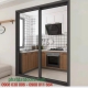 Cửa SLIM Hệ 2 Ray 2 Cánh Ray Dưới 